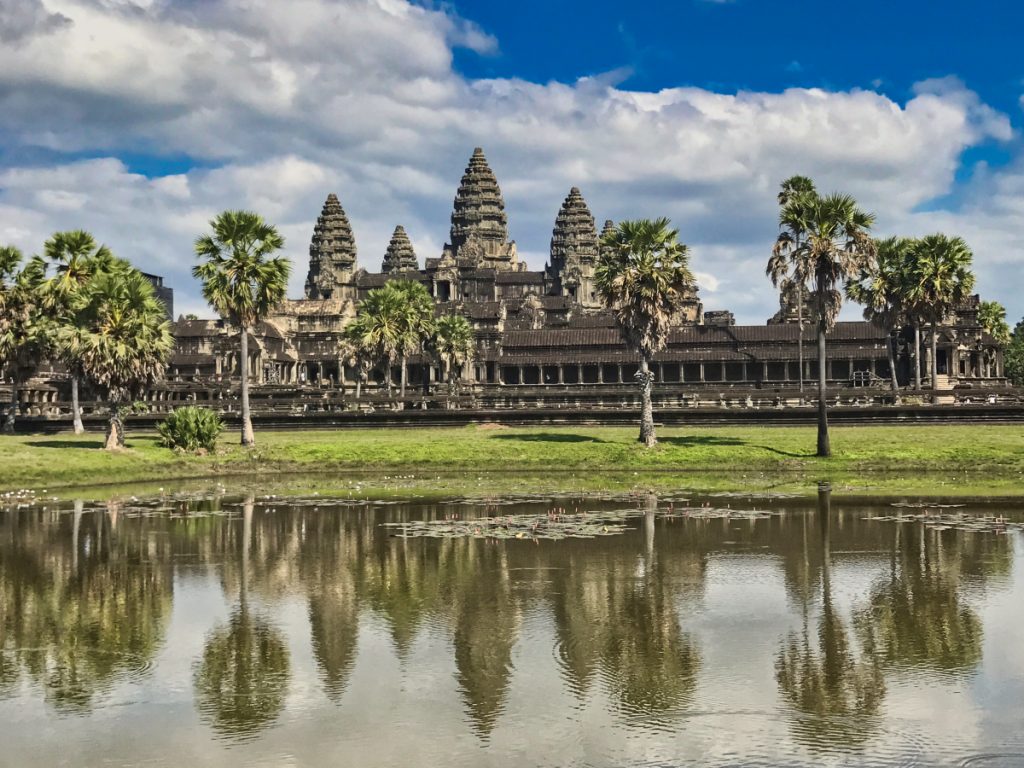 Kambodscha der Tempel Angkor Wat bei Siem Reap