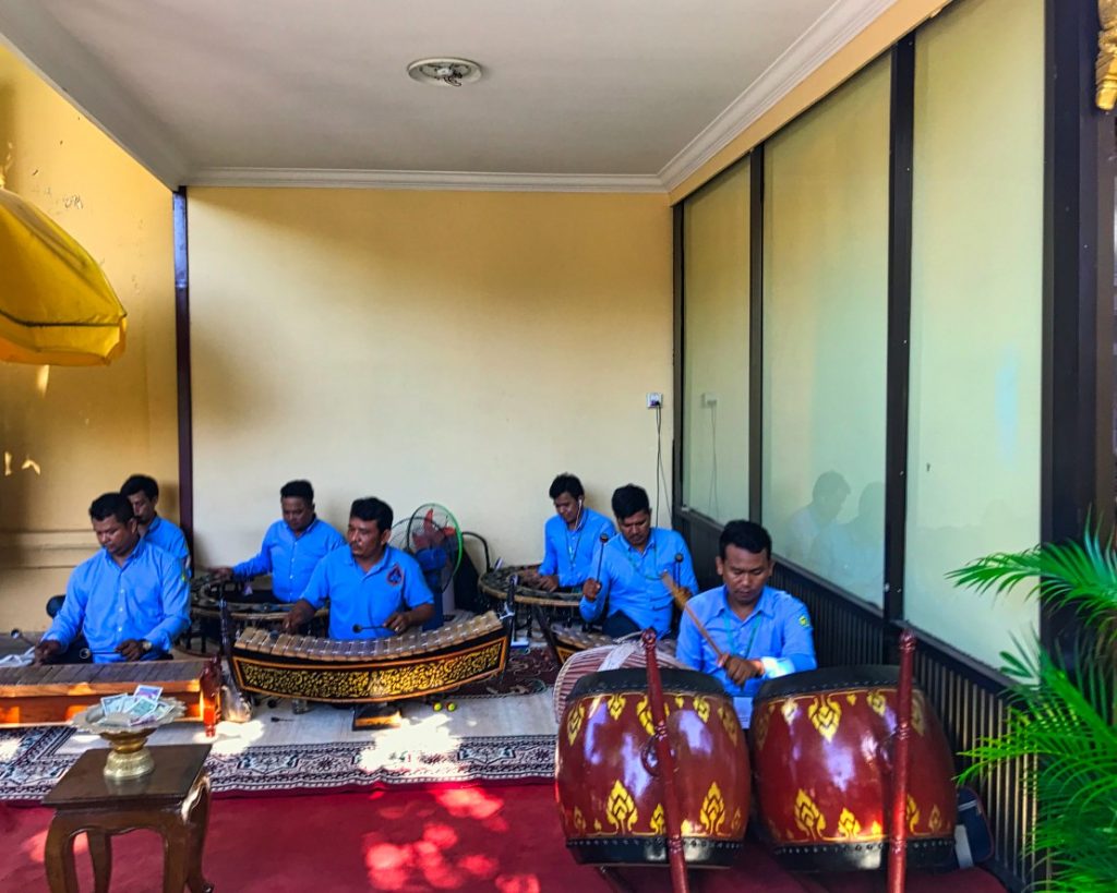 PhnomPenh Königspalast Musiker