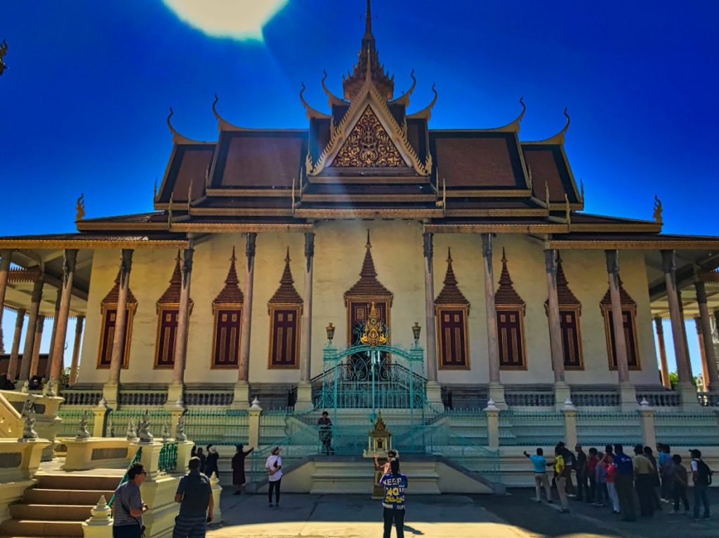 PhnomPenh Königspalast die Silberpagode